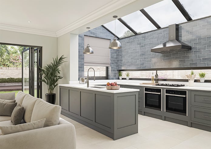 Andante, Glacier - Twist&Fit Roman Blind - Image 7